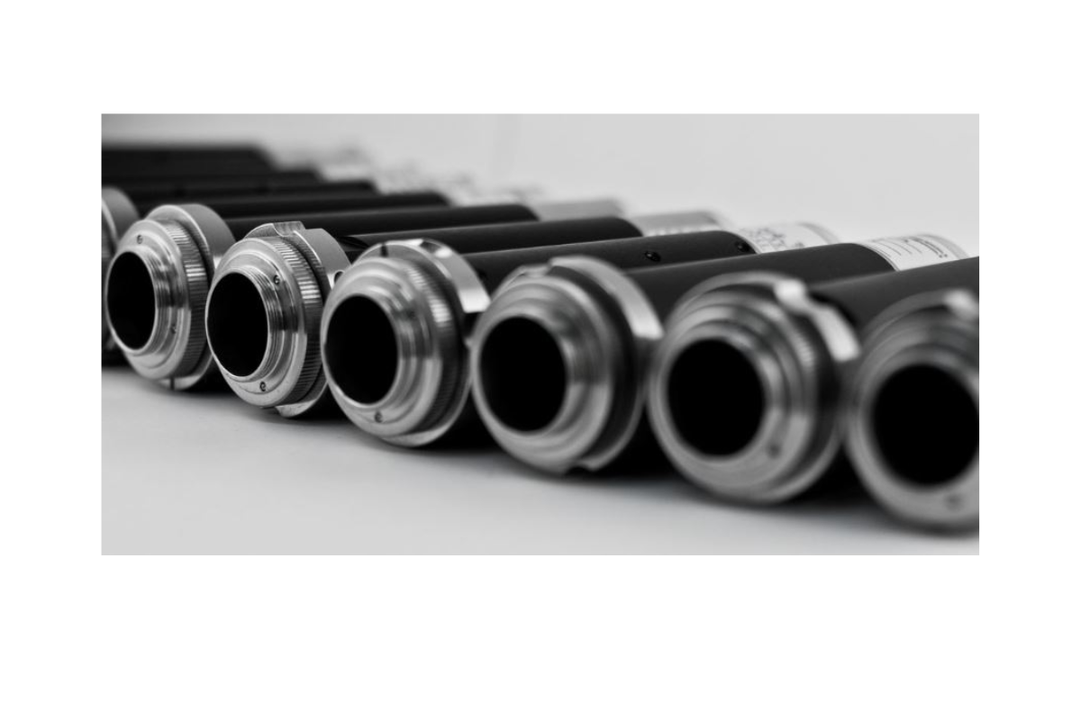 row of specim spectrographs laying side by side