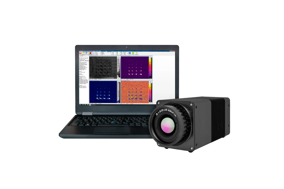 VarioCAM HDx head with laptop