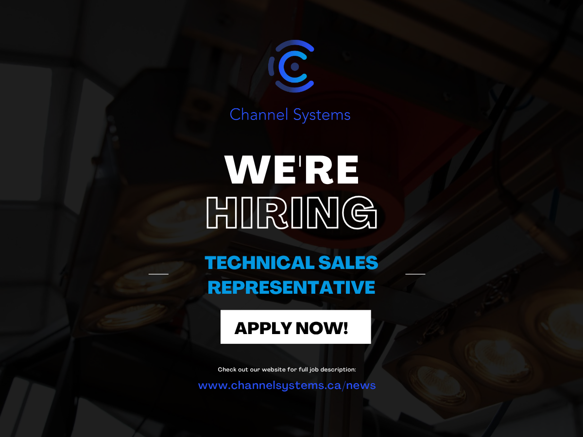 Channel Systems is hiring a technical sales representative, apply now
