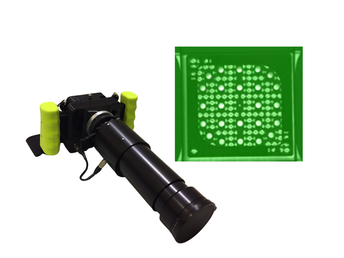 CRIS II instrument beside intensified fuel assembly image