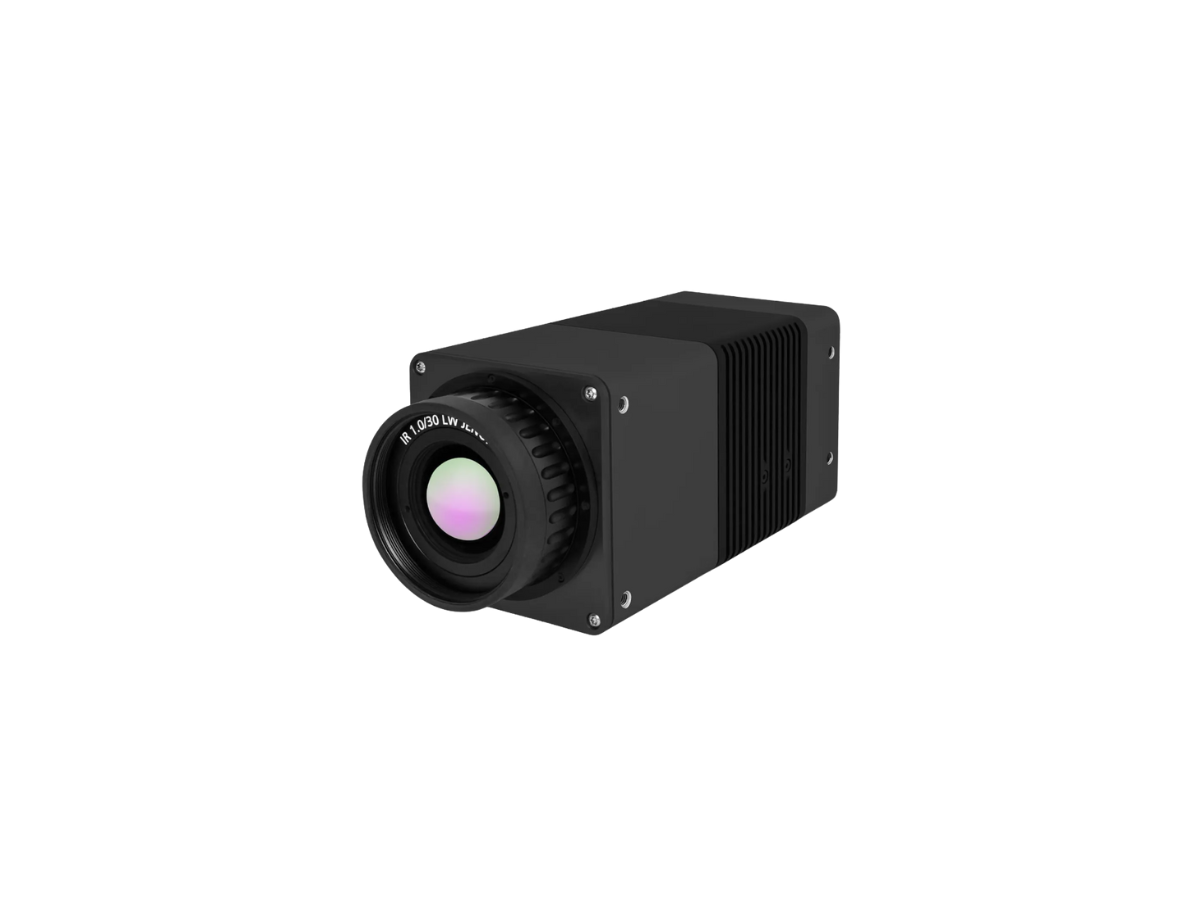 InfraTec VarioCAM HD head security 900 camera with lens, side view