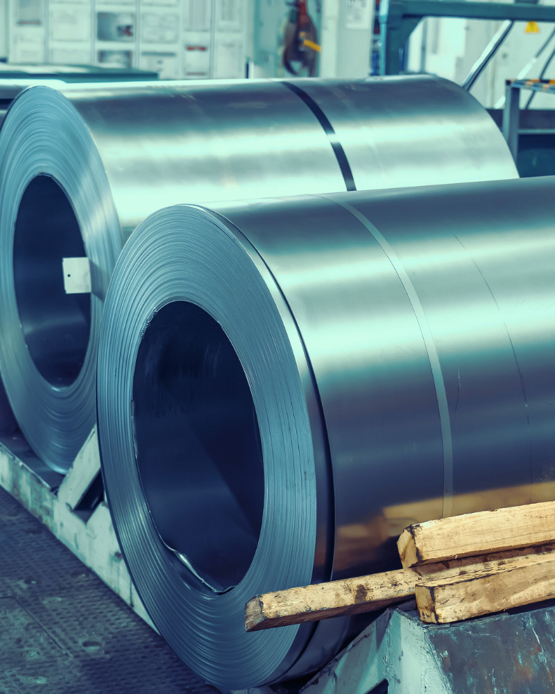Rolls of sheet metal